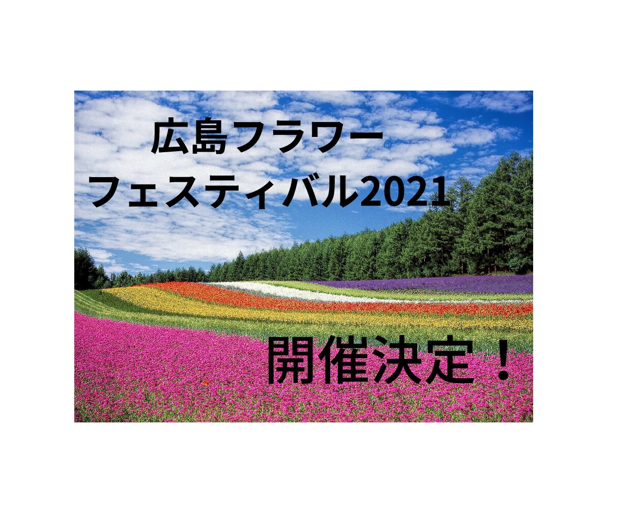 【G.W】広島フラワーフェスティバル2021は規模縮小で開催！日程やイベント内容を詳しくご紹介！